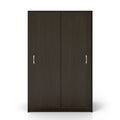 Wardrobe with closed sliding doors