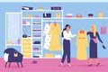 Wardrobe Flat Illustration