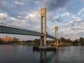 Wards Island Bridge, New York City Royalty Free Stock Photo