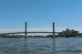 Wards Island Bridge over the Harlem River, NYC Royalty Free Stock Photo