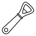 Ware bottle-opener icon, outline style Royalty Free Stock Photo