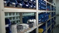 Warehouse Blue Boxes