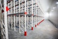 Warehouse Cantilever Racking Systems for storage Aluminum Pipe or profiles. Pallet Rack and Industrial Warehouse Racking. Steel