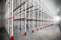 Warehouse Cantilever Racking Systems for storage Aluminum Pipe or profiles. Pallet Rack and Industrial Warehouse Racking. Steel