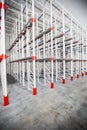 Warehouse Cantilever Racking Systems for storage Aluminum Pipe or profiles. Pallet Rack and Industrial Warehouse Racking. Steel