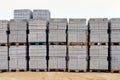 Warehouse cinder block and products from cement slurry for construction