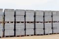 Warehouse cinder block and products from cement slurry for construction