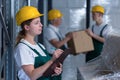 Warehouse employee Royalty Free Stock Photo
