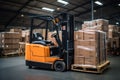 Warehouse Forklift for Efficient Item Movement. AI