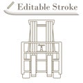Warehouse Forklift Icon Royalty Free Stock Photo