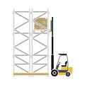 Warehouse Forklift Icon Royalty Free Stock Photo
