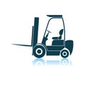 Warehouse Forklift Icon Royalty Free Stock Photo