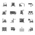 Warehouse Icons Black