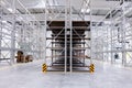 Warehouse industrial hall racking storage racks Royalty Free Stock Photo