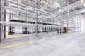 Warehouse industrial hall racking storage racks Royalty Free Stock Photo