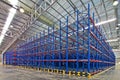 Warehouse industrial shelving storage system Royalty Free Stock Photo