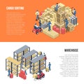 Warehouse Isometric Banners