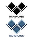 Warehouse logo cube