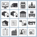 Warehouse management icons