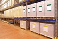 Warehouse Paper Shelf Royalty Free Stock Photo