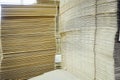 Warehouse of particle boards or chipboards materail for support the furniture manufacturers