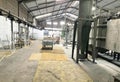 warehouse, plant and factory area and interior with machinery, inventories, shelves, pallets and boxes