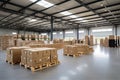 warehouse room delivery packages arragement in the expeditions