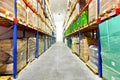 Warehouse row Royalty Free Stock Photo