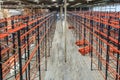 Warehouse shelving high Royalty Free Stock Photo