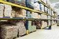 Warehouse stack arrangement