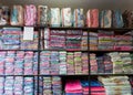 Warehouse of towel softness fluffy fiber fabric