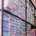 Warehouse of towel softness fluffy fiber fabric Royalty Free Stock Photo