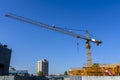 Warehouse tower cranes and construction equipment