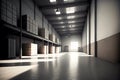 Warehouse for transportation and storage of wholesale and retail goods