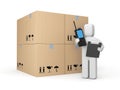 Warehouse worker Royalty Free Stock Photo