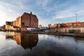 Warehouses River Dee UK Royalty Free Stock Photo