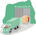 Warehousing activity Royalty Free Stock Photo