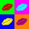 Warhol lips