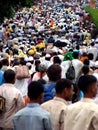 Warkari Crowds Royalty Free Stock Photo
