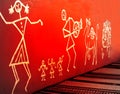 Warli painting Royalty Free Stock Photo