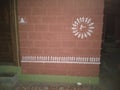 Warli painting on wall Royalty Free Stock Photo