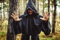 Warlock pointing finger Royalty Free Stock Photo