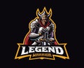 Warlord mascot logo design
