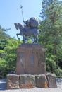 Warlord stature Kanazawa Japan