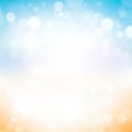 Warm abstract background blur bokeh effect,holiday wallpaer Royalty Free Stock Photo