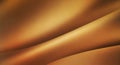 Warm golden brown abstract flowing fabric texture with smooth diagonal lines and soft light highlights Royalty Free Stock Photo