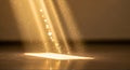 Golden Light Rays Shining Through Soft Atmospheric Dust Royalty Free Stock Photo