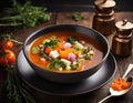 A warm bowl of soup, but replace the vegetables with candy and sweets.