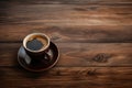 Warm Brew on Wood: Cozy Coffee Setting.