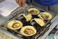 Warm cake or called Roti Anget is traditional food from Solo city Royalty Free Stock Photo